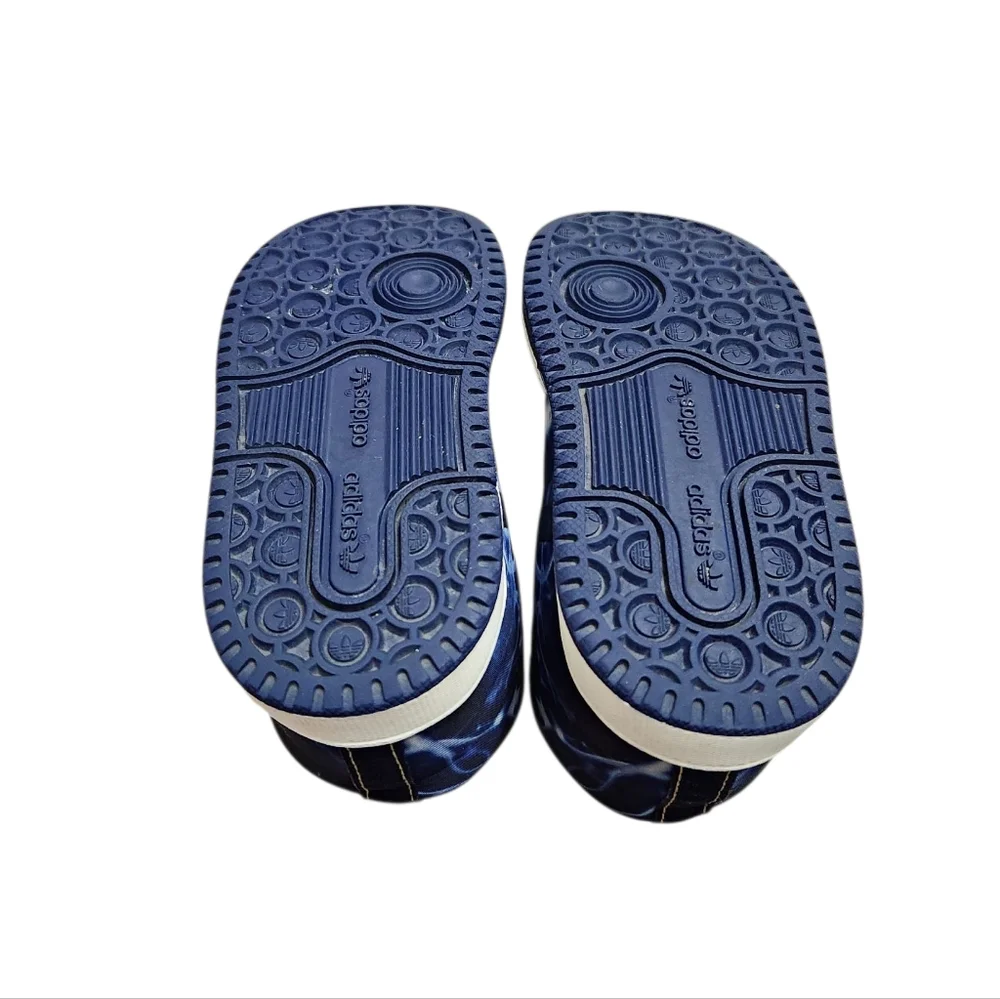 Adidas‎ Veritas Mid Top Toddler Shoes Blue Nebula Fit Foam Sneakers Kids Shoes
